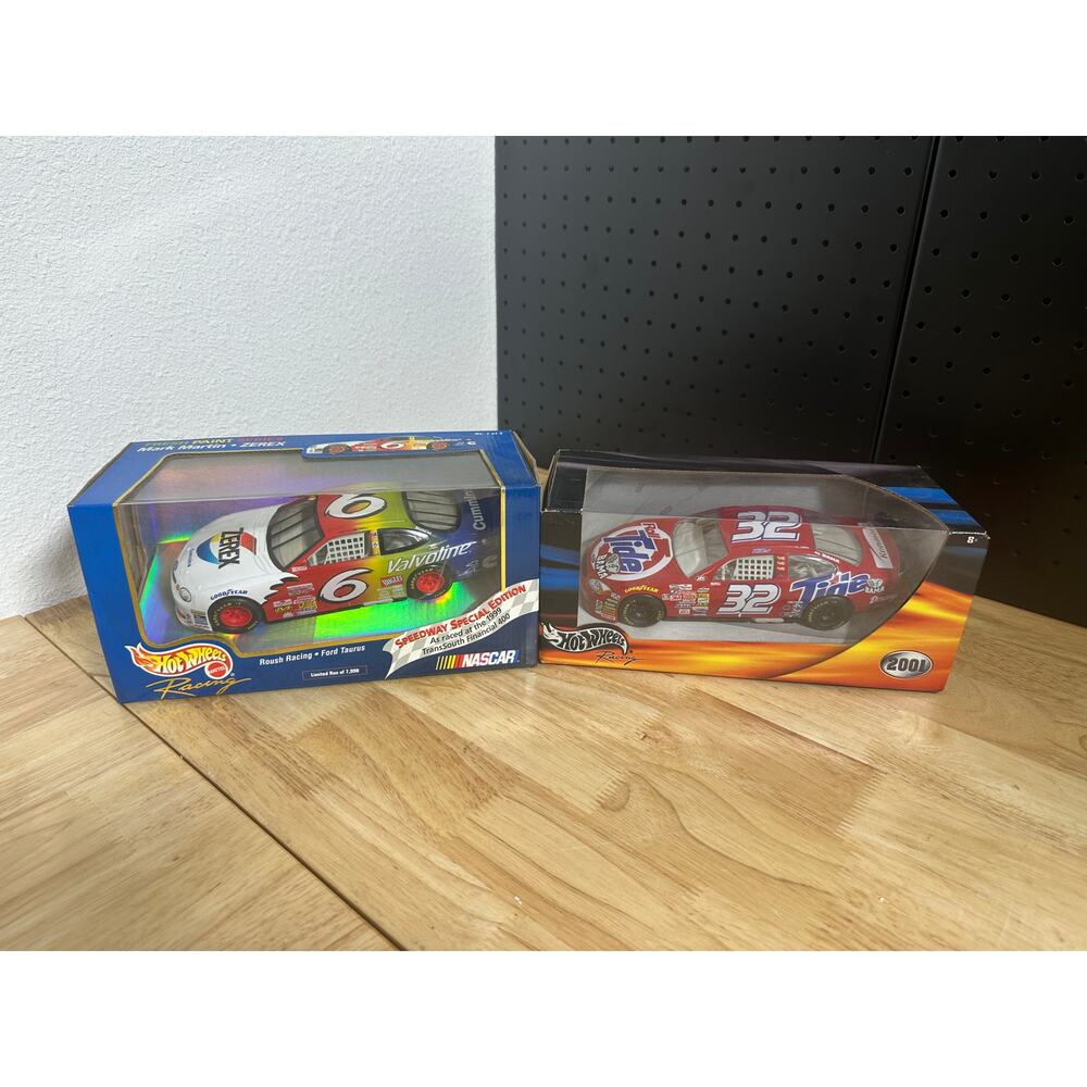 Lot of 2 Hot Wheels Racing Diecast Cars